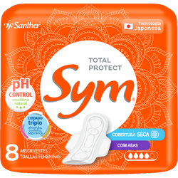 ABSORVENTE SYM 8UN COM ABAS SECA